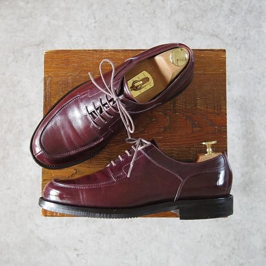 ★(金沢)KOKON/ココン SIZE 5【現行オーダー価格8.8万円以上★(仏)アノネイ社のカーフ/4011】KO-4ラスト/Uチップ/赤茶/メンズ★i485