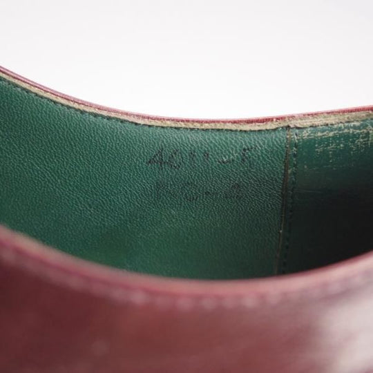 ★(金沢)KOKON/ココン SIZE 5【現行オーダー価格8.8万円以上★(仏)アノネイ社のカーフ/4011】KO-4ラスト/Uチップ/赤茶/メンズ★i485