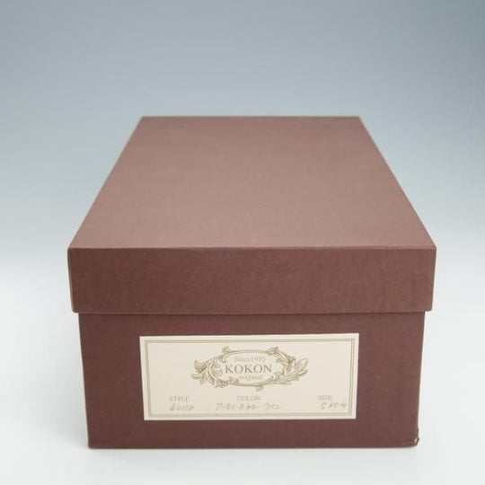 ★(金沢)KOKON/ココン SIZE 5【現行オーダー価格8.8万円以上★(仏)アノネイ社のカーフ/4011】KO-4ラスト/Uチップ/赤茶/メンズ★i485