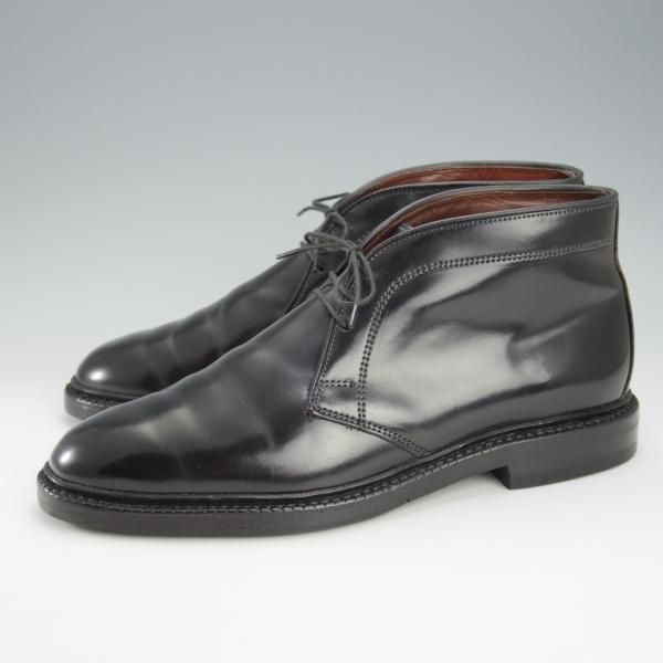 極上★(米)アレンエドモンズ 7.5D【定価￥170,500-★コードバン仕様/Dundee】チャッカブーツ/黒/メンズ/ALLEN EDMONDS★i487