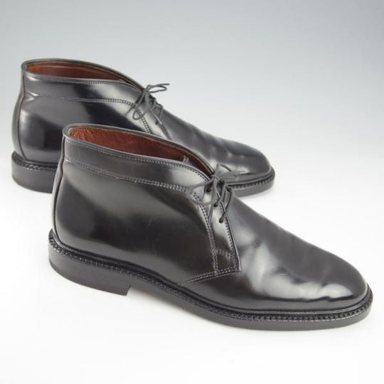 極上★(米)アレンエドモンズ 7.5D【定価￥170,500-★コードバン仕様/Dundee】チャッカブーツ/黒/メンズ/ALLEN EDMONDS★i487