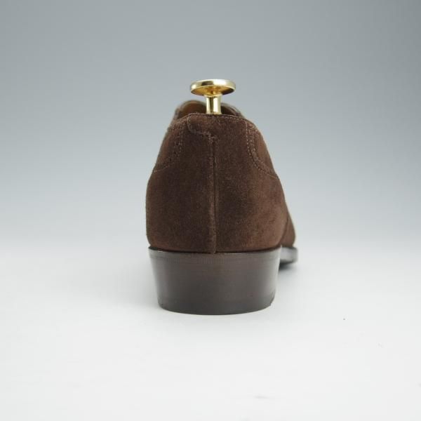 美品★(英)アンソニー・クレバリー 7.5E【モデル定価￥275,000-★CHURCHILL/チャーチル】スエード/濃茶/ANTHONY CLEVERLEY★i492