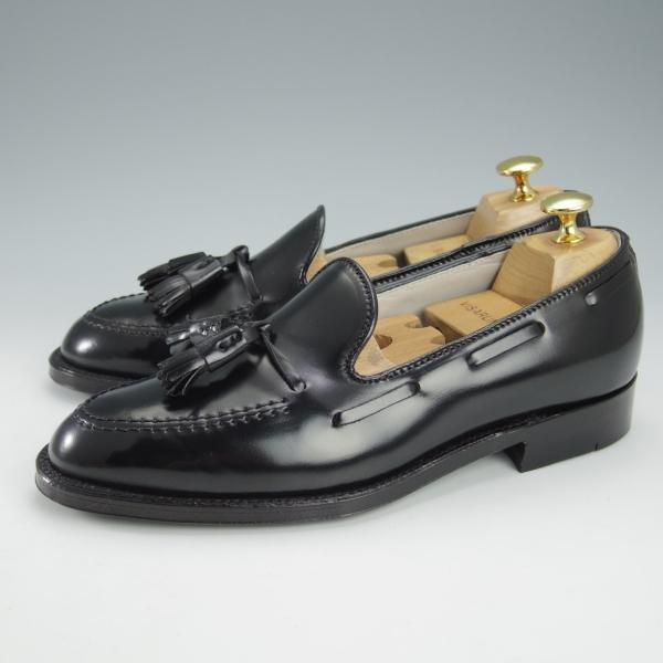 ほぼ未使用★オールデン 6D【定価￥169,400-★コードバン仕様/タッセルローファー】664/アバディーンラスト/黒/メンズ/Alden★i494