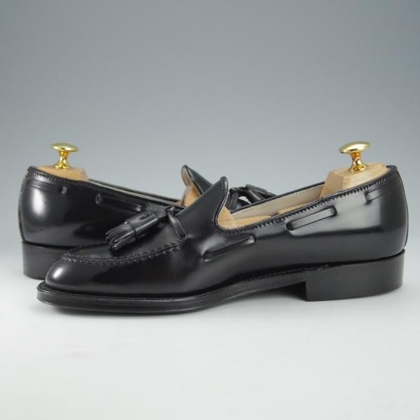 ほぼ未使用★オールデン 6D【定価￥169,400-★コードバン仕様/タッセルローファー】664/アバディーンラスト/黒/メンズ/Alden★i494