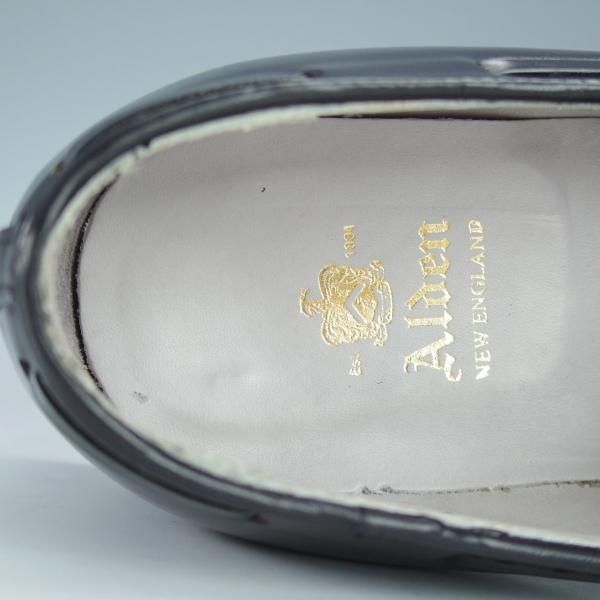 ほぼ未使用★オールデン 6D【定価￥169,400-★コードバン仕様/タッセルローファー】664/アバディーンラスト/黒/メンズ/Alden★i494