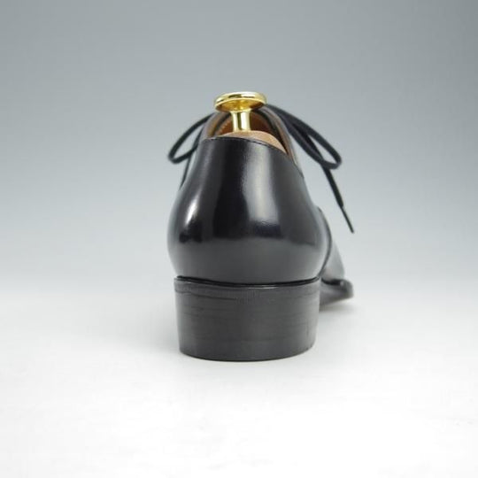 ほぼ試着程度★(銀座)REGAL TOKYO UK6程度【オーダー価格30万円以上★ビスポーク品/フルハンド】ハンドソーンウェルテッド製法/黒★i495