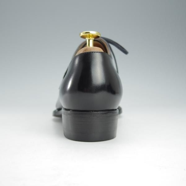 ほぼ試着程度★(銀座)REGAL TOKYO UK6程度【オーダー価格30万円以上★ビスポーク品/フルハンド】ハンドソーンウェルテッド製法/黒★i495