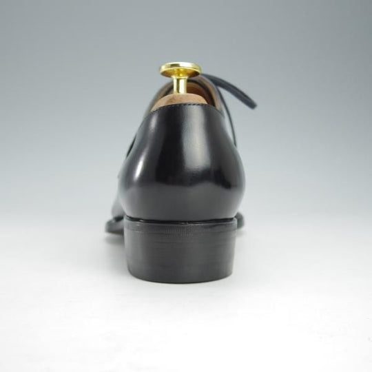 ほぼ試着程度★(銀座)REGAL TOKYO UK6程度【オーダー価格30万円以上★ビスポーク品/フルハンド】ハンドソーンウェルテッド製法/黒★i495