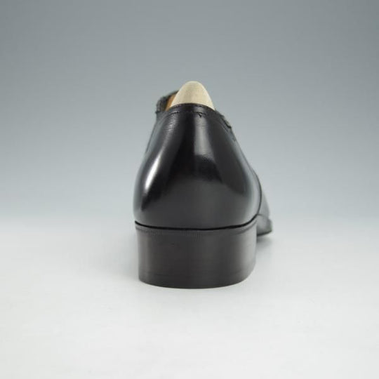 ほぼ試着程度★(銀座)MARQUESS/マーキス UK6程度【現行オーダー合計価格￥418,000〜★ビスポーク品/シューツリー付き】カーフ/黒★i496