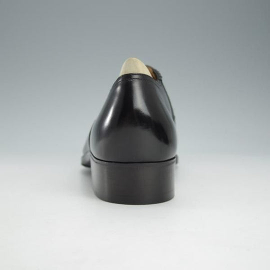 ほぼ試着程度★(銀座)MARQUESS/マーキス UK6程度【現行オーダー合計価格￥418,000〜★ビスポーク品/シューツリー付き】カーフ/黒★i496