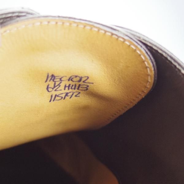 美品★ジョンロブ SIZE 6.5【貴重★エルメス別注/HERMES/ミュージアムカーフ】HECTOR/H413ラスト/茶/JOHN LOBB★i508