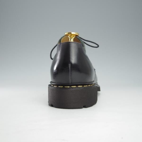 極美品★パラブーツ SIZE 6【定価￥79,200-★シャンボード/CHAMBORD】リスレザー/TEXソール/Uチップ/NUIT/紺/メンズ/Paraboot★i510