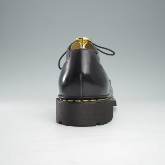 極美品★パラブーツ SIZE 6【定価￥79,200-★シャンボード/CHAMBORD】リスレザー/TEXソール/Uチップ/NUIT/紺/メンズ/Paraboot★i510