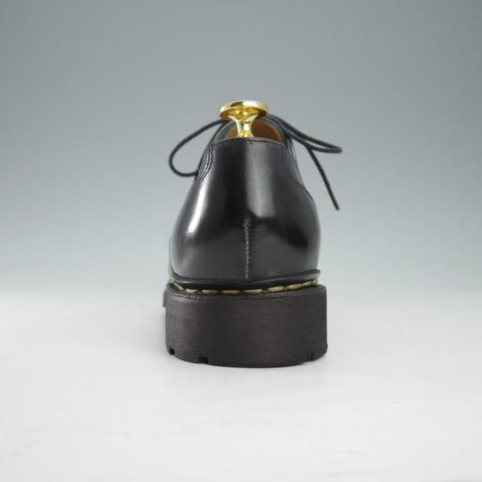 極美品★パラブーツ SIZE 6【定価￥79,200-★シャンボード/CHAMBORD】リスレザー/TEXソール/Uチップ/NUIT/紺/メンズ/Paraboot★i510