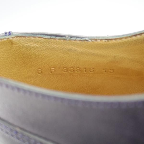 極美品★パラブーツ SIZE 6【定価￥79,200-★シャンボード/CHAMBORD】リスレザー/TEXソール/Uチップ/NUIT/紺/メンズ/Paraboot★i510