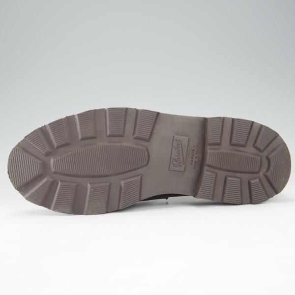 極美品★パラブーツ SIZE 6.5【定価￥79,200-★ランス/REIMS/カフェ】CAFE/コインローファー/リスレザー/濃茶/メンズ/Paraboot★i513