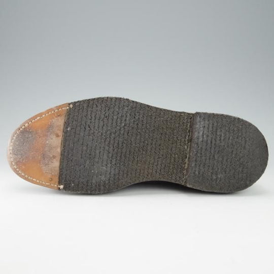 美品★オールデン 7.5D【クロムエクセルレザー仕様★バリーラスト/94708】プレーントゥ/紺/メンズ/Alden★i518