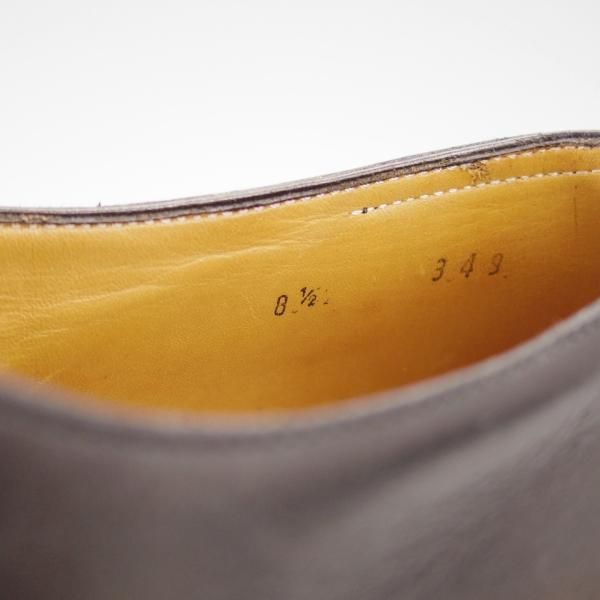 美品★(仏)ベルルッティ SIZE 8.5【貴重★ノルベジェーゼ製法のアレッサンドロ/ALESSANDRO】ホールカット/カーフ/濃茶/Berluti★i519