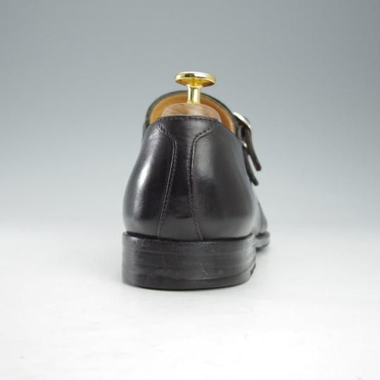 ★(伊)タニノクリスチー SIZE 7.5【定価15万円以上★モンクストラップ/132229】カーフ/黒/メンズ/TANINO CRISCI★i520