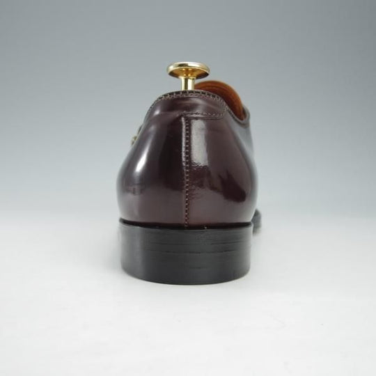 未使用★オールデン 7.5D【定価￥137,500-★コードバン仕様/954/アバディーンラスト】モンクストラップ/赤茶/UNITED ARROWS/Alden★i521