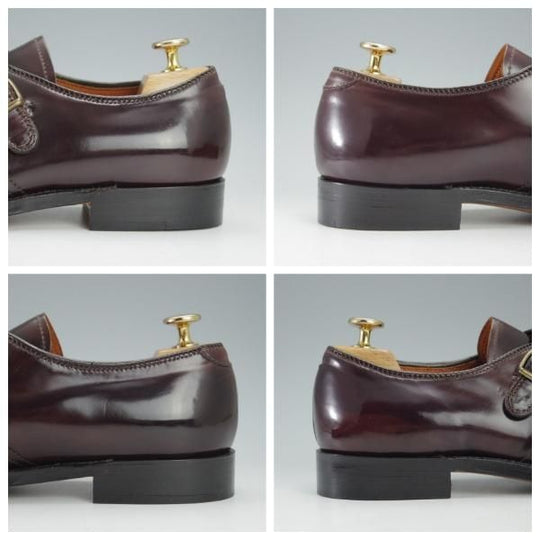 未使用★オールデン 7.5D【定価￥137,500-★コードバン仕様/954/アバディーンラスト】モンクストラップ/赤茶/UNITED ARROWS/Alden★i521