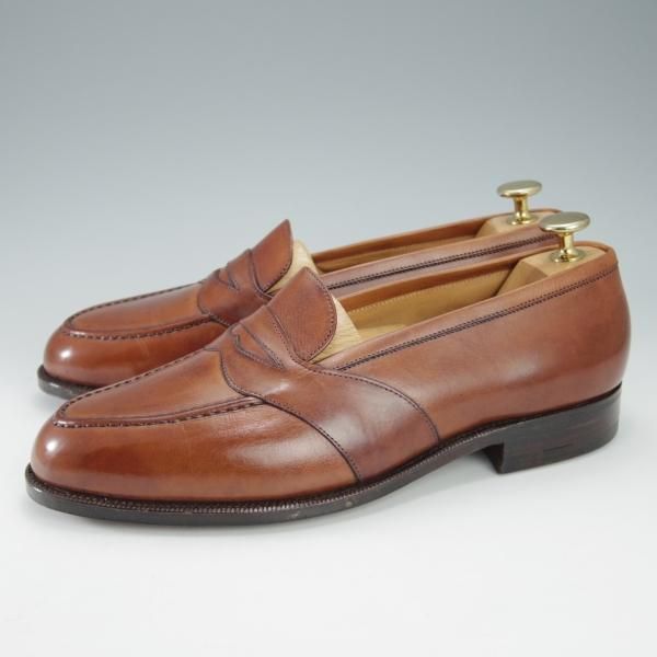 エドワードグリーン 6E【旧工場製☆筆記体ロゴ/コインローファー