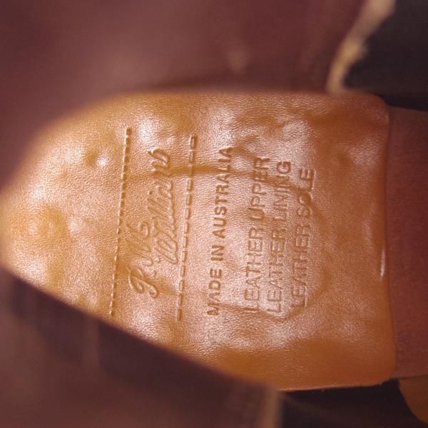 極上★(豪州)アール・エム・ウィリアムス SIZE 7.5【貴重★カンガルー革/シューツリー付き】サイドゴアブーツ/濃茶/R.M.WILLIAMS★i523
