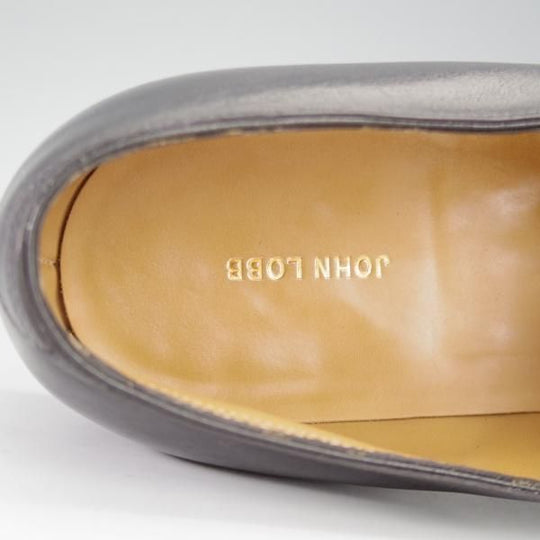 極上★ジョンロブ 8E【定価￥231,000-★ロペス/LOPEZ】4395ラスト/コインローファー/カーフ/黒/メンズ/JOHN LOBB★i524