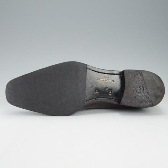 極上★(伊)タニノクリスチー SIZE 7.5【定価15万円以上★最後期のホールカット/136356】カーフ/濃茶/メンズ/TANINO CRISCI★i526