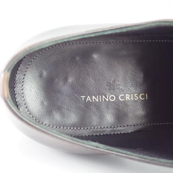 極上★(伊)タニノクリスチー SIZE 7.5【定価15万円以上★最後期のホールカット/136356】カーフ/濃茶/メンズ/TANINO CRISCI★i526