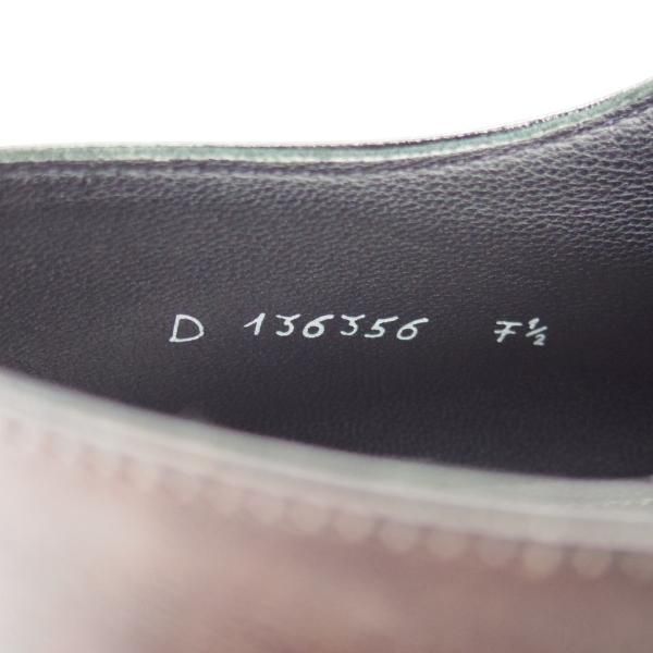 極上★(伊)タニノクリスチー SIZE 7.5【定価15万円以上★最後期のホールカット/136356】カーフ/濃茶/メンズ/TANINO CRISCI★i526