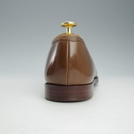 ★クロケット&ジョーンズ 8.5E【定価￥129,600-★ウイスキーコードバン/茶/BOSTON 2】コインローファー/メンズ/Crockett&Jones★i527