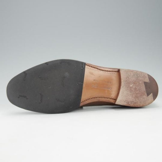 ★クロケット&ジョーンズ 8.5E【定価￥129,600-★ウイスキーコードバン/茶/BOSTON 2】コインローファー/メンズ/Crockett&Jones★i527