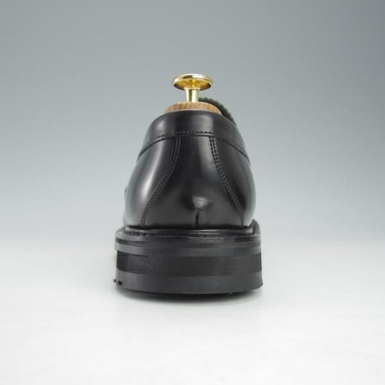 未使用★チャーチ 75F/UK7.5【★CAPSTONE 2/コインローファー】126ラスト/ポリッシュドバインダーカーフ/黒/メンズ/Church's★i528