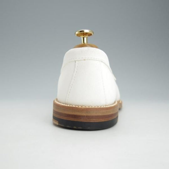 未使用★オールデン 8D【定価￥92,400-★ユナイテッドアローズ別注/コインローファー】62446/ヴァンラスト/スエード/白/Alden★i535