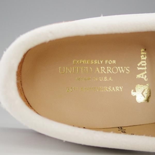 未使用★オールデン 8D【定価￥92,400-★ユナイテッドアローズ別注/コインローファー】62446/ヴァンラスト/スエード/白/Alden★i535