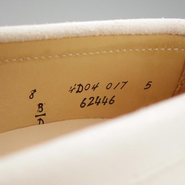 未使用★オールデン 8D【定価￥92,400-★ユナイテッドアローズ別注/コインローファー】62446/ヴァンラスト/スエード/白/Alden★i535