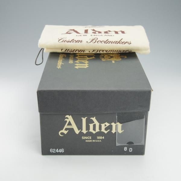 未使用★オールデン 8D【定価￥92,400-★ユナイテッドアローズ別注/コインローファー】62446/ヴァンラスト/スエード/白/Alden★i535