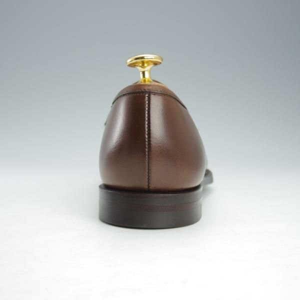 未使用★クロケット&ジョーンズ 5.5E【定価￥90,200-★BOSTON 2/ボストン/376ラスト】コインローファー/濃茶/Crockett&Jones★i536