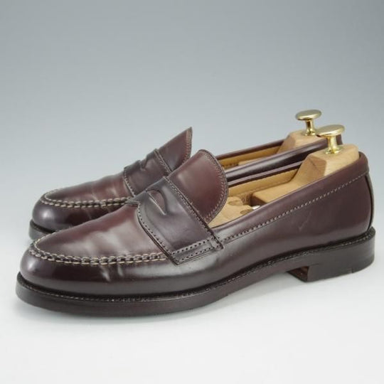 ★オールデン 6.5E【コードバン仕様★9916/コインローファー】ヴァンラスト/赤茶/バーガンディー/#8/メンズ/Alden★i537