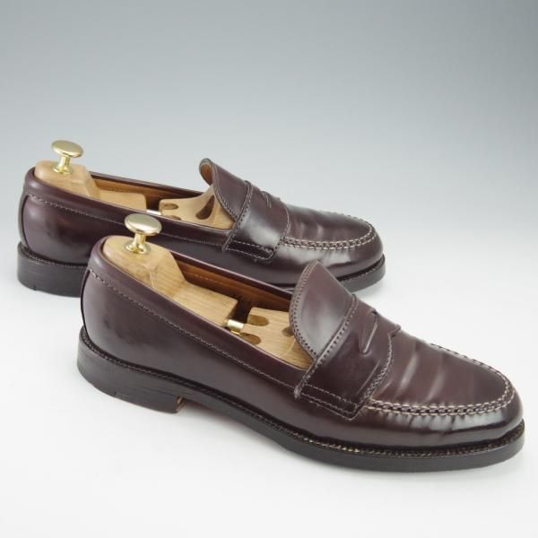 ★オールデン 6.5E【コードバン仕様★9916/コインローファー】ヴァンラスト/赤茶/バーガンディー/#8/メンズ/Alden★i537