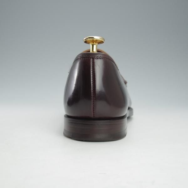 極美品★クロケット&ジョーンズ 6E【定価￥136,400-★コードバン仕様/HARVARD 2】376ラスト/コインローファー/赤茶/Crockett&Jones★i538