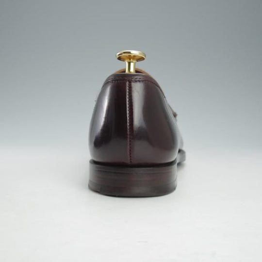 極美品★クロケット&ジョーンズ 6E【定価￥136,400-★コードバン仕様/HARVARD 2】376ラスト/コインローファー/赤茶/Crockett&Jones★i538