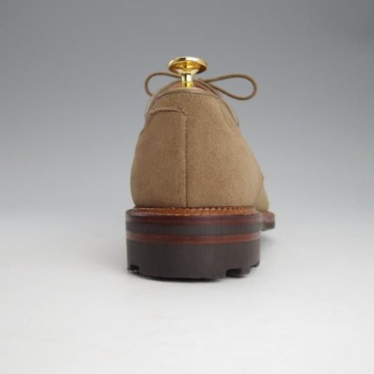 未使用★クロケット&ジョーンズ 6E【定価￥81,400-★CORK/リッジウェイソール】371ラスト/Uチップ/スエード/灰茶/Crockett&Jones★i555