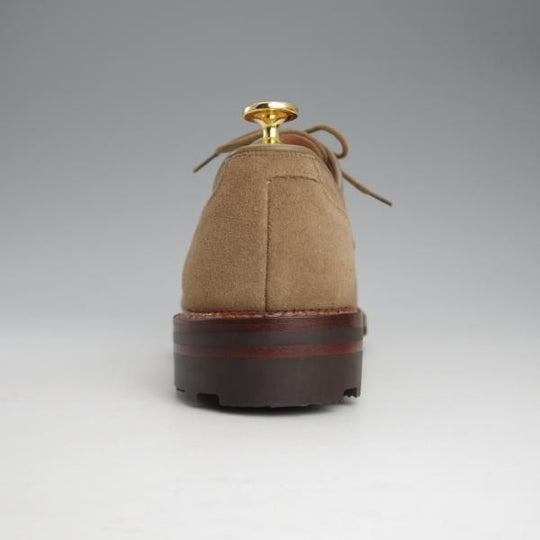 未使用★クロケット&ジョーンズ 6E【定価￥81,400-★CORK/リッジウェイソール】371ラスト/Uチップ/スエード/灰茶/Crockett&Jones★i555