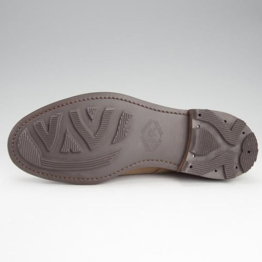 未使用★クロケット&ジョーンズ 6E【定価￥81,400-★CORK/リッジウェイソール】371ラスト/Uチップ/スエード/灰茶/Crockett&Jones★i555