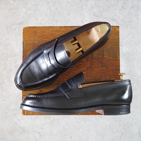 ★チャーチ 80F/UK8【★DARWIN/93ラスト】コインローファー/カーフ/黒/メンズ/Church's★i557