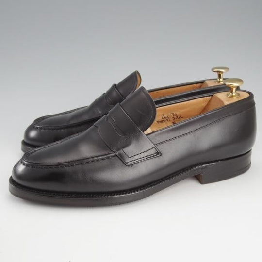 ★チャーチ 80F/UK8【★DARWIN/93ラスト】コインローファー/カーフ/黒/メンズ/Church's★i557