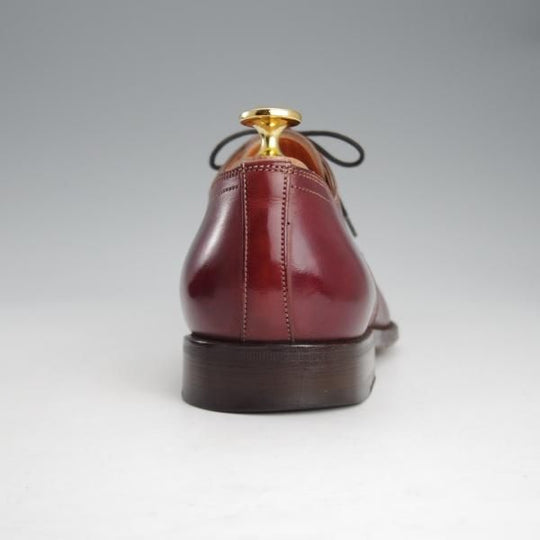 ★(伊)サントーニ SIZE 5【ブラックラピド製法★パンチドキャップトゥ/7125】カーフ/赤茶/メンズ/Santoni★i558