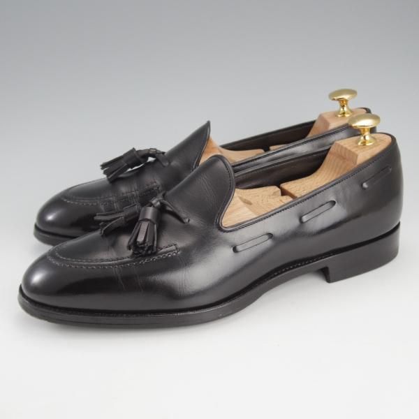 ★Oriental/オリエンタル SIZE 7【現行定価￥52,800-★PHILIP/フィリップ】タッセルローファー/カーフ/黒/メンズ★i561